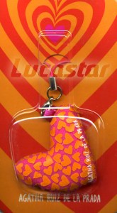 Colgante Agatha Ruiz peluche corazón